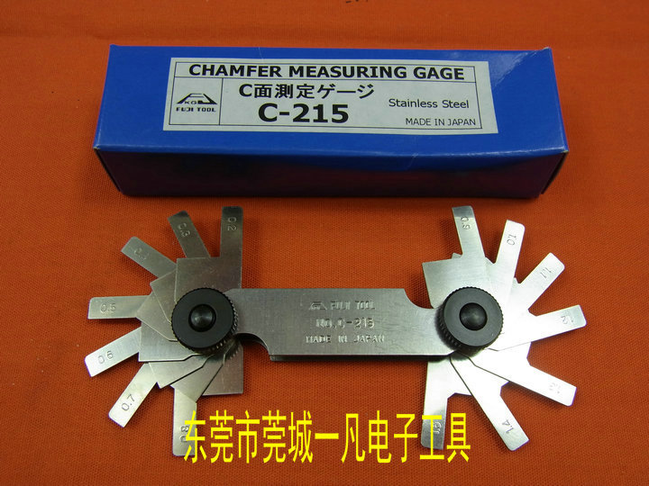 精密倒角測量利器 FUJITOOL倒角量規C-215的選型指南
